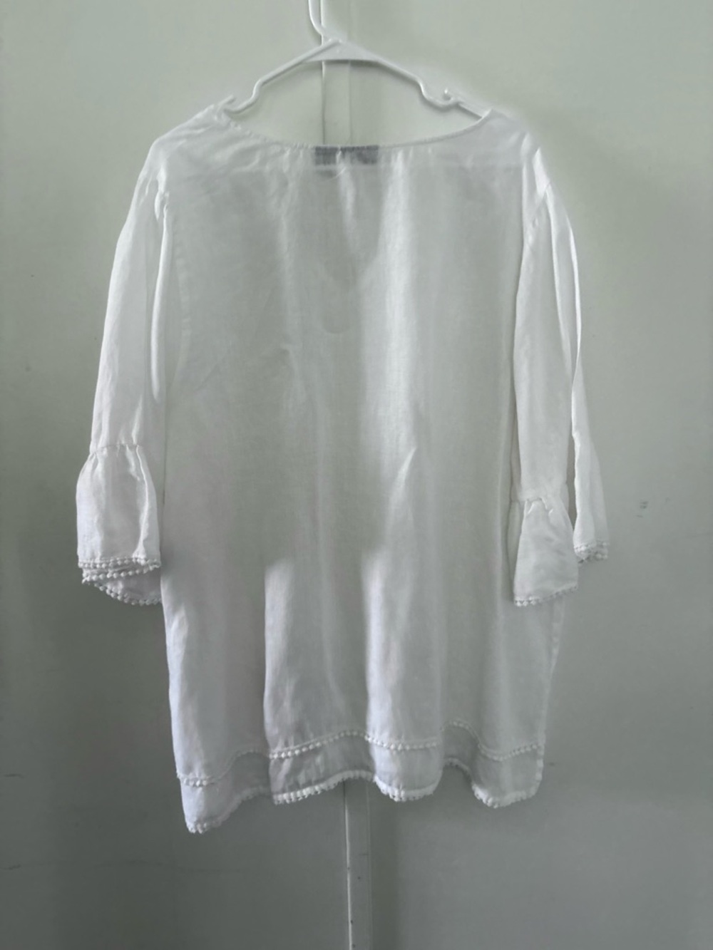 Tahari 100% Linen Top – Size 2X – Lightweight & Breathable #0153 - Picture 6 of 6